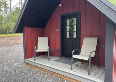 Madison Cabin Front Porch