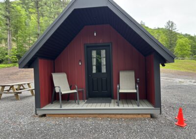 Madison Cabin Exterior Front Porch