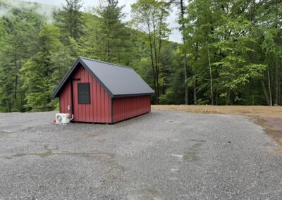 Madison Cabin Rear Exterior